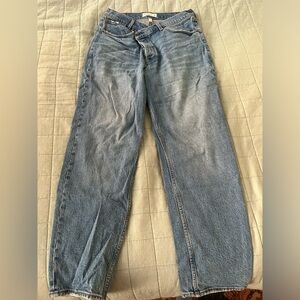Abercrombie High Rise Curve Love Dad jean
